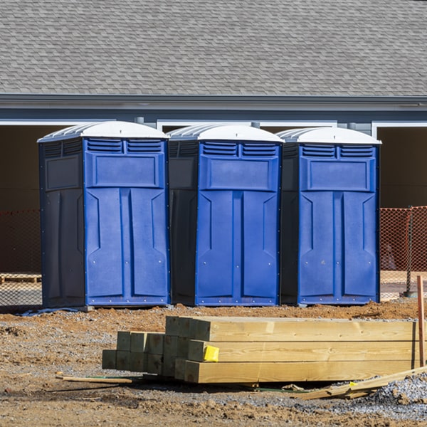 are there any restrictions on what items can be disposed of in the porta potties in Little Rock